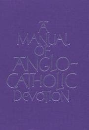 Tapa de A Manual of Anglo-Catholic Devotion