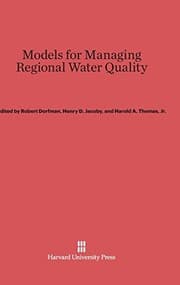 Tapa de Models for Managing Regional Water Quality
