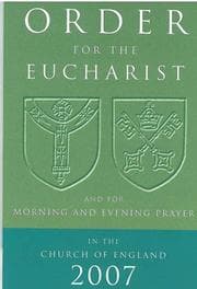 Tapa de Order for the Eucharist 2007