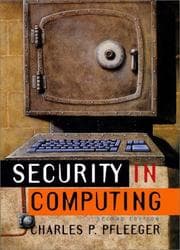 Tapa de Security in Computing