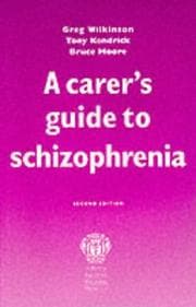 Tapa de Carer's Guide to Schizophrenia