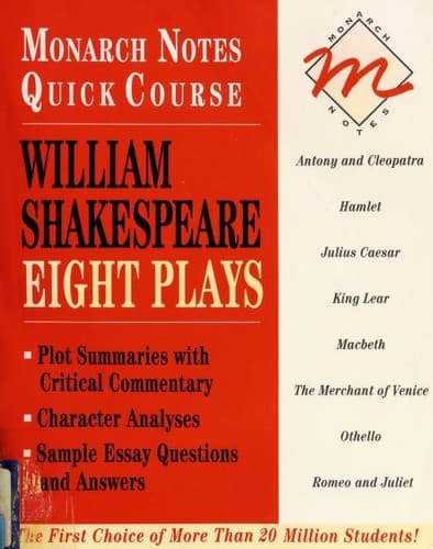 Tapa de William Shakespeare : eight plays