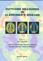 Tapa de Outcome measures in Alzheimer's disease