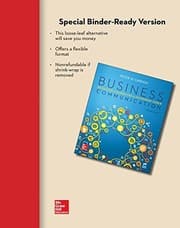 Tapa de Loose Leaf Business Communication with Connect Access Card