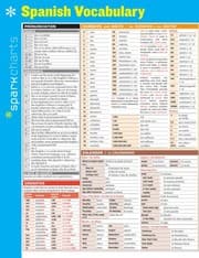 Tapa de Spanish Vocabulary SparkCharts