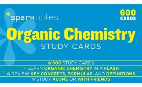Tapa de Organic Chemistry SparkNotes Study Cards