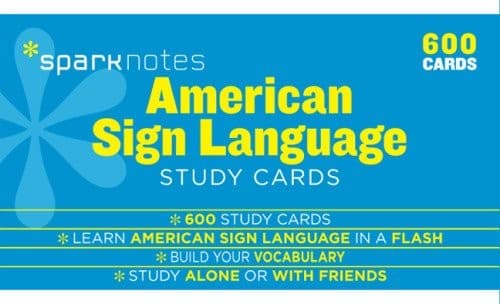 Tapa de American Sign Language SparkNotes Study Cards