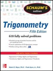 Tapa de Schaum's Outline of Trigonometry, 5th Edition