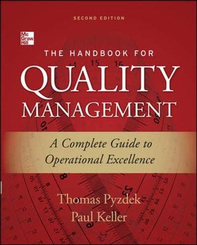 Tapa de The Handbook for Quality Management, Second Edition