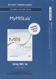 Tapa de NEW MyMISLab with Pearson eText -- Access Card -- for Using MIS