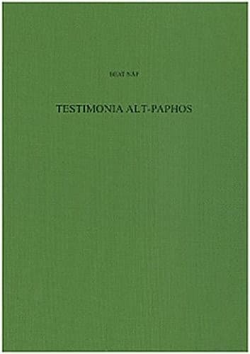 Tapa de Testimonia Alt-Paphos
