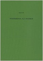 Tapa de Testimonia Alt-Paphos