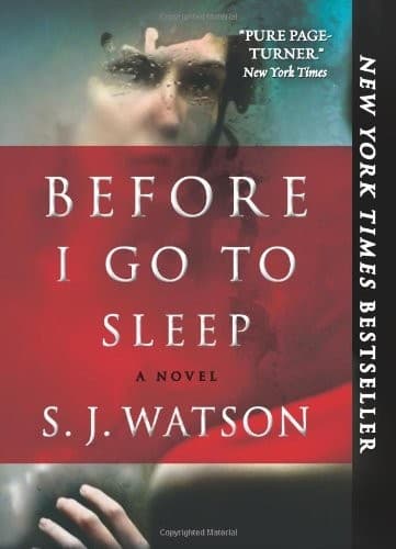 Tapa de Before I Go to Sleep