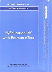 Tapa de NEW MyEducationLab with Video-Enhanced Pearson eText -- Standalone Access Card -- for Effective Practices in Early Childhood Education