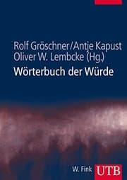 Tapa de Wörterbuch der Würde