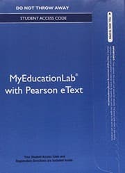 Tapa de NEW MyEducationLab with Pearson eText -- Standalone Access Card -- for The Crosscultural, Language, and Academic Development Handbook