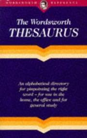 Tapa de The Wordsworth Thesaurus