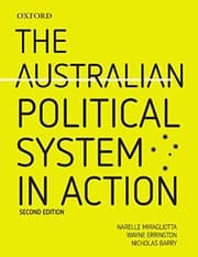 Tapa de The Australian Political System in Action 2e