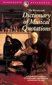 Tapa de DICTIONARY OF MUSICAL QUO (Wordsworth Collection)