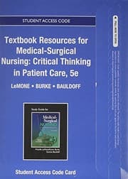 Tapa de Textbook Resources for Medical-Surgical Nursing