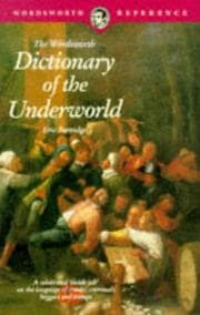Tapa de Dictionary of the Underworld (Wordsworth Collection)