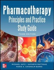 Tapa de Pharmacotherapy Principles and Practice Study Guide 3/E