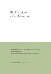 Tapa de Die Pfarrei Im Spaten Mittelalter