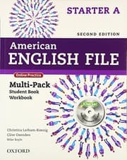 Tapa de American English File Second Edition : Level Starter Multi-Pack A