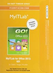 Tapa de MyITLab with Pearson eText -- Access Card -- for GO! with Office 2013 & Office 365 Home Premium Academic -- 180-Day Trial Access Card Package