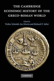 Tapa de The Cambridge Economic History of the Greco-Roman World