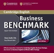 Tapa de Business Benchmark Upper Intermediate Business Vantage Class Audio CDs