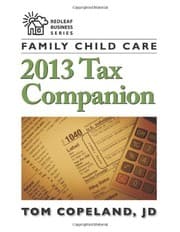 Tapa de Family Child Care 2012 Tax Companion