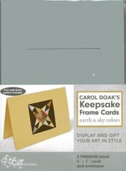 Tapa de Carol Doak's Keepsake Frame Cards - Earth & Sky Colors