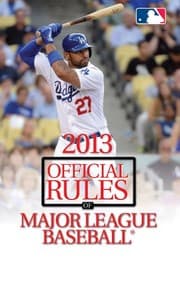 Tapa de 2013 Official Rules of Major League Baseball