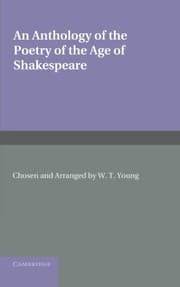 Tapa de An Anthology of the Poetry of the Age of Shakespeare