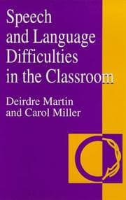 Tapa de Speech and language difficulties in the classroom