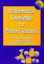 Tapa de Mathematical knowledge for primary teachers