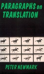 Tapa de Paragraphs on Translation (Topics in Translation ; 1)