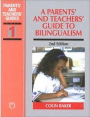 Tapa de A parents' and teachers' guide to bilingualism