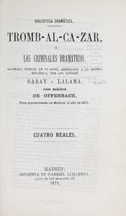 Tapa de Tromb-al-ca-zar, o, Los criminales dramáticos
