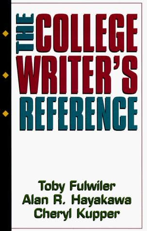 Tapa de The college writer's reference