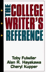 Tapa de The college writer's reference