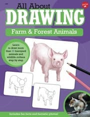 Tapa de All About Drawing Farm & Forest Animals