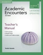 Tapa de Academic Encounters Level 1