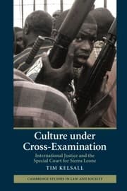 Tapa de Culture under Cross-Examination