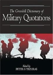 Tapa de Greenhill Dictionary Military Quotes-Softbound