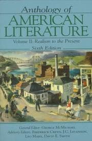 Tapa de Anthology of American literature