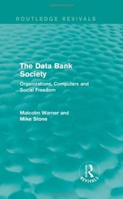 Tapa de Routledge Revivals Business and Management Bundle : The Data Bank Society