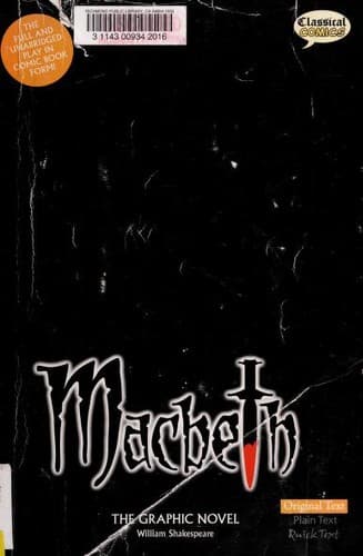 Tapa de Macbeth - The Graphic Novel