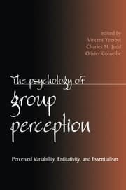 Tapa de The Psychology of Group Perception